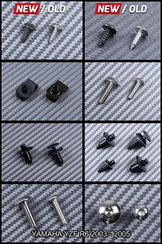 Kit de tornillería para YAMAHA YZF R6 2003 - 2005