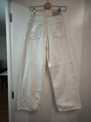 Pantalones vaqueros Zara blancos