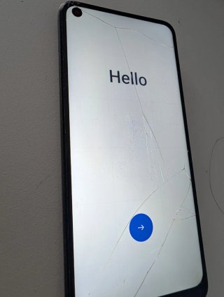 Realme 8 - Cristal Roto, Táctil Funciona