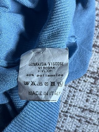 Jersey ligero manga corta azul