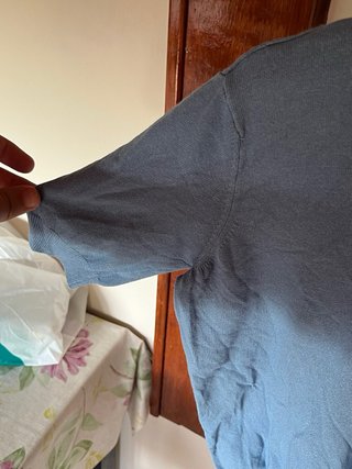 Jersey ligero manga corta azul