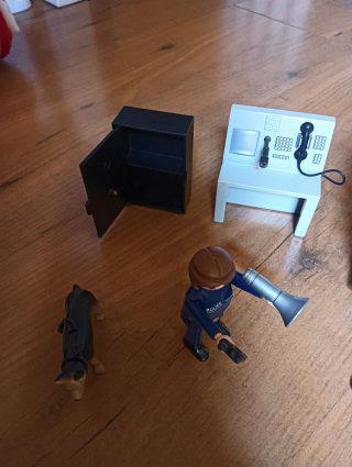 Playmobil Policía Ladrón Cárcel Puesto