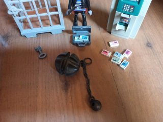 Playmobil Policía Ladrón Cárcel Puesto