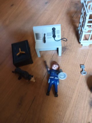 Playmobil Policía Ladrón Cárcel Puesto