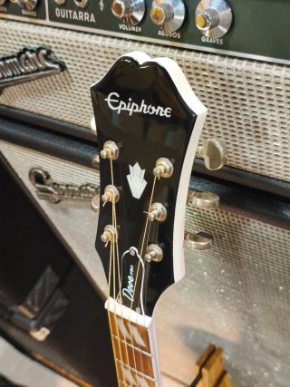 Epiphone Limited Edition Dove Pro Guitarra Blanca