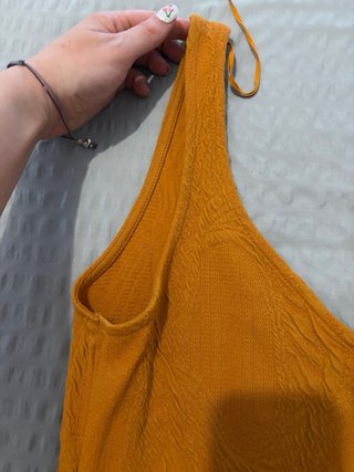Vestido Zara Naranja Talla M
