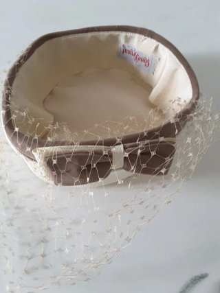 Sombrero vintage tipo Jackie Kennedy años 70