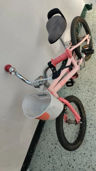 Bicicleta infantil 16 pulgadas rosa