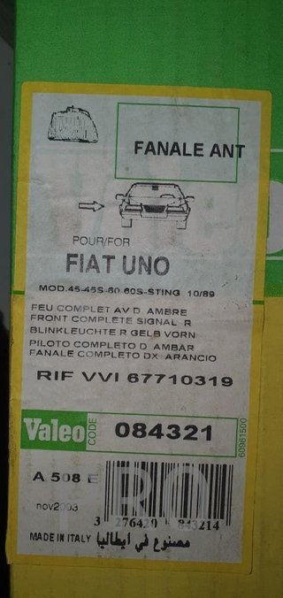 piloto fiat uno intermitente valeo