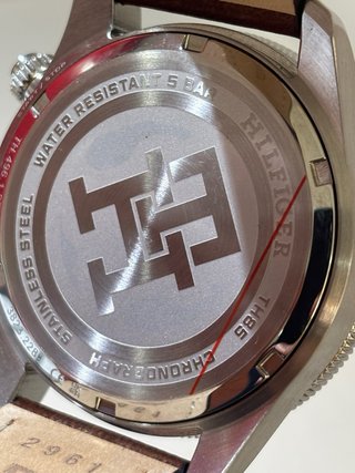 Reloj Tommy Hilfiger TH85 Cronógrafo Piel Azul