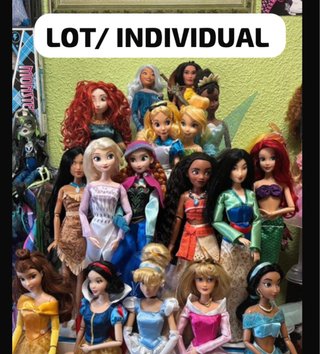 Muñecas Princesas Disney Lote/Individual