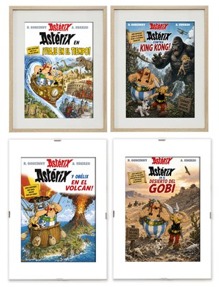 32 portadas de comics ineditas de ASTERIX en poste