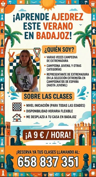 Clases de Ajedrez en Badajoz