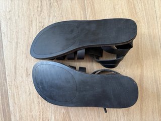 Sandalias Barefoot Piel Negras