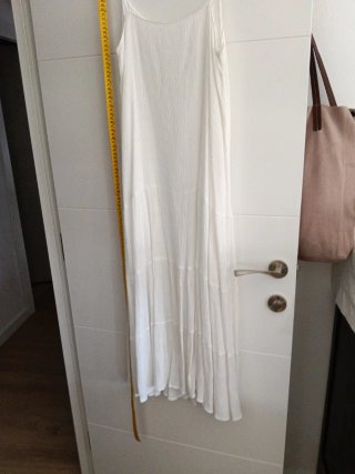 Vestido blanco tirantes talla M