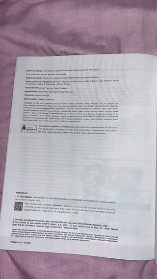Libro fisica y quimica tercero de la eso