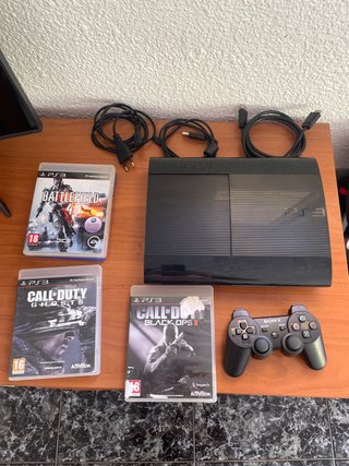 Consola PS3 + 3 Juegos + Mando