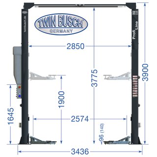 Elevador 2 columnas TW236PE B3.9