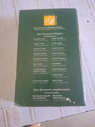 Diccionario lengua catalana