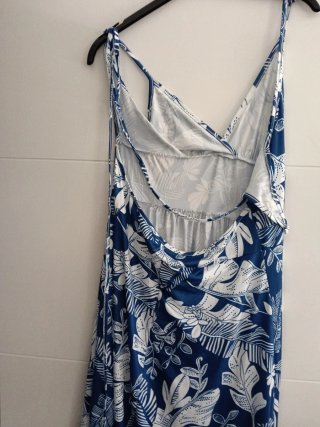 Vestido largo estampado floral talla M-L