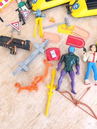 Lote figuras accion tmnt secret wars Playmobil Jam