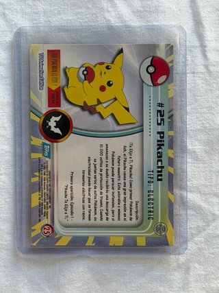 Carta Pokémon Pikachu #25 1999