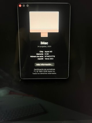 Imac 24” Rosa 8GB RAM