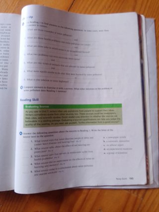 Reading and Vocabulary Focus 2