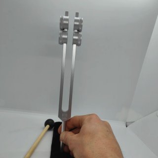Diapason in alluminio con frequenza di 64 Hz