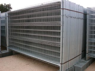 Vallas de obra metálicas