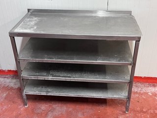 Estantería de acero inoxidable