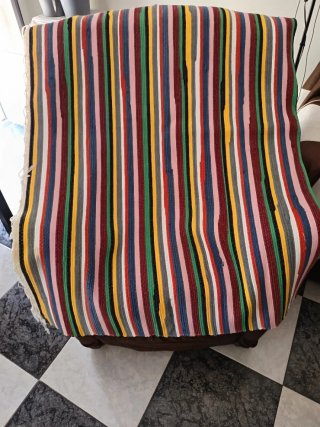 Jarapa tejida multicolor