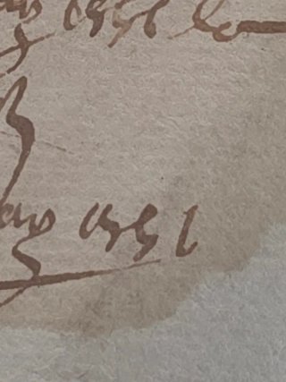 Manuscritos antiguos Francia  SXVII?
