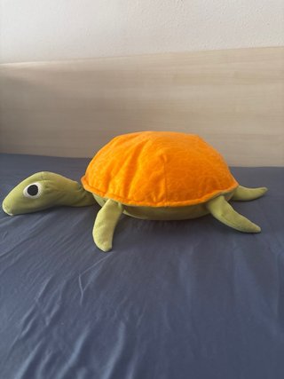 Peluche Tortuga Ikea Naranja y Verde