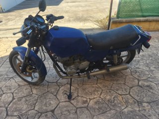 Moto Clásica Sanglas Azul,,, con documentación