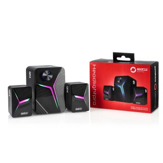 Altavoces 2.1 Sparco Pro Gaming Negros