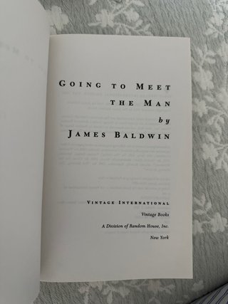 Going to Meet the Man - James Baldwin (INGLÉS)