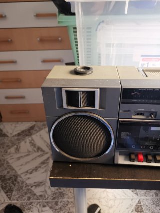Radio Casete Samsung Doble Altavoz Desmontable