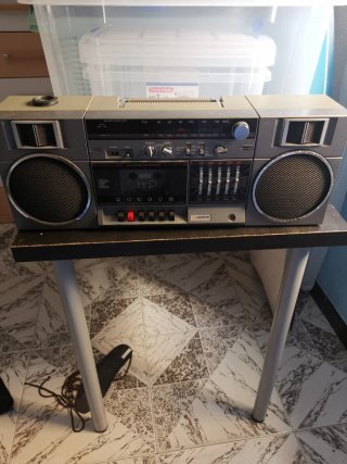 Radio Casete Samsung Doble Altavoz Desmontable