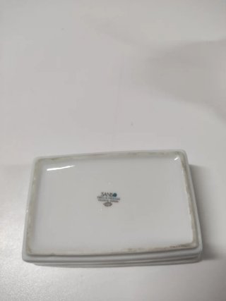 Joyero porcelana flores navideñas