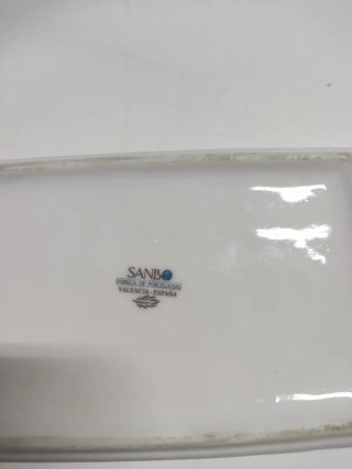 Joyero porcelana flores navideñas