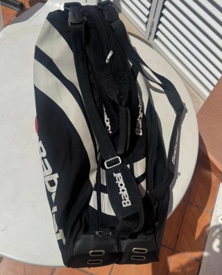 Bolsa de Tenis Babolat Negra y Blanca