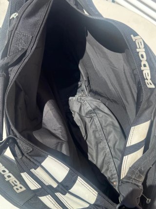 Bolsa de Tenis Babolat Negra y Blanca