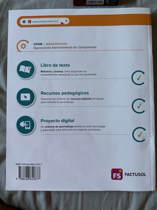 Op. Admvas. de Compraventa McGrawHill Grado Medio