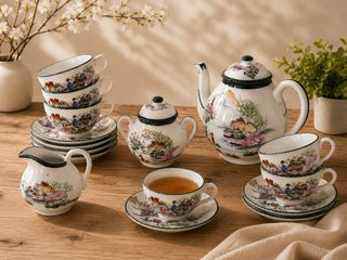 Juego de Té Vintage Estilo Japonés