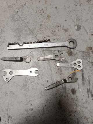 Juego de llaves para bicicleta