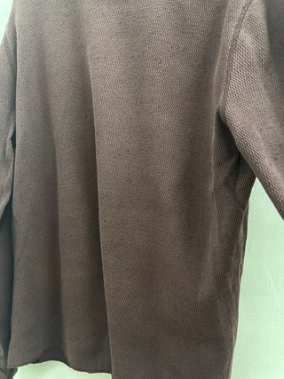 Camiseta GAP Manga Larga Marrón Talla L Hombre