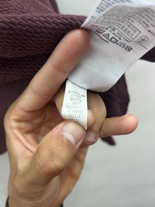 Camiseta GAP Manga Larga Marrón Talla L Hombre