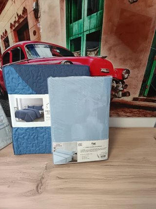 Lote 2 Piezas: Colcha Bouti y Juego Sábanas 135