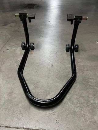 Caballete moto negro